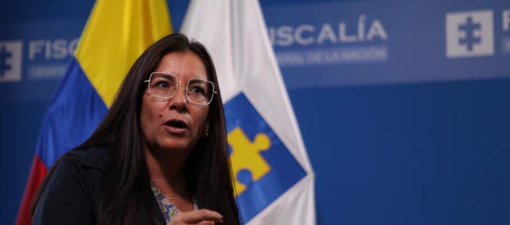 Luz Ángea Bahamón, Delegada para las Finanzas Criminales de la Fiscalía.