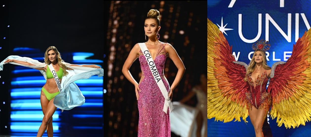 María Fernanda Aristizábal en la preliminar de Miss Universo.