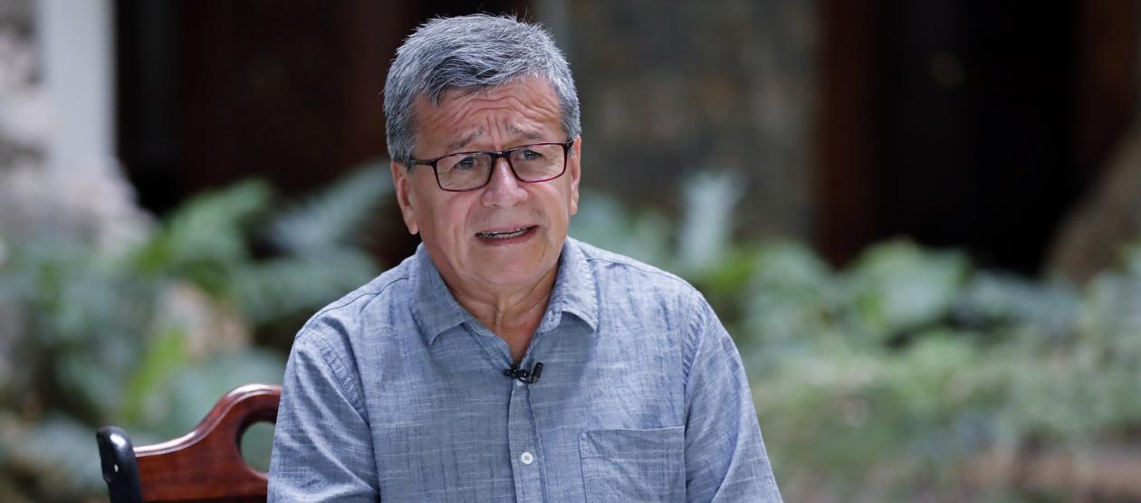 Negociador del ELN Israel Ramírez Pineda, alias 'Pablo Beltrán'.