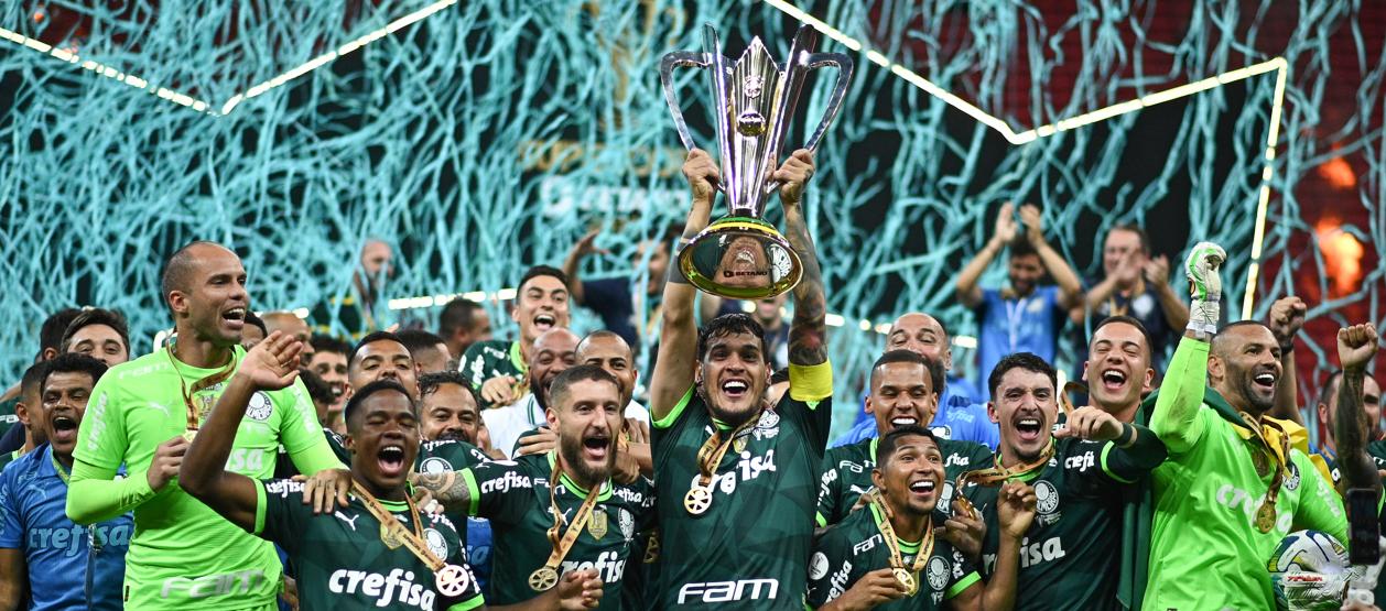 Palmeiras ganó el sábado la Supercopa de Brasil ante Flamengo.