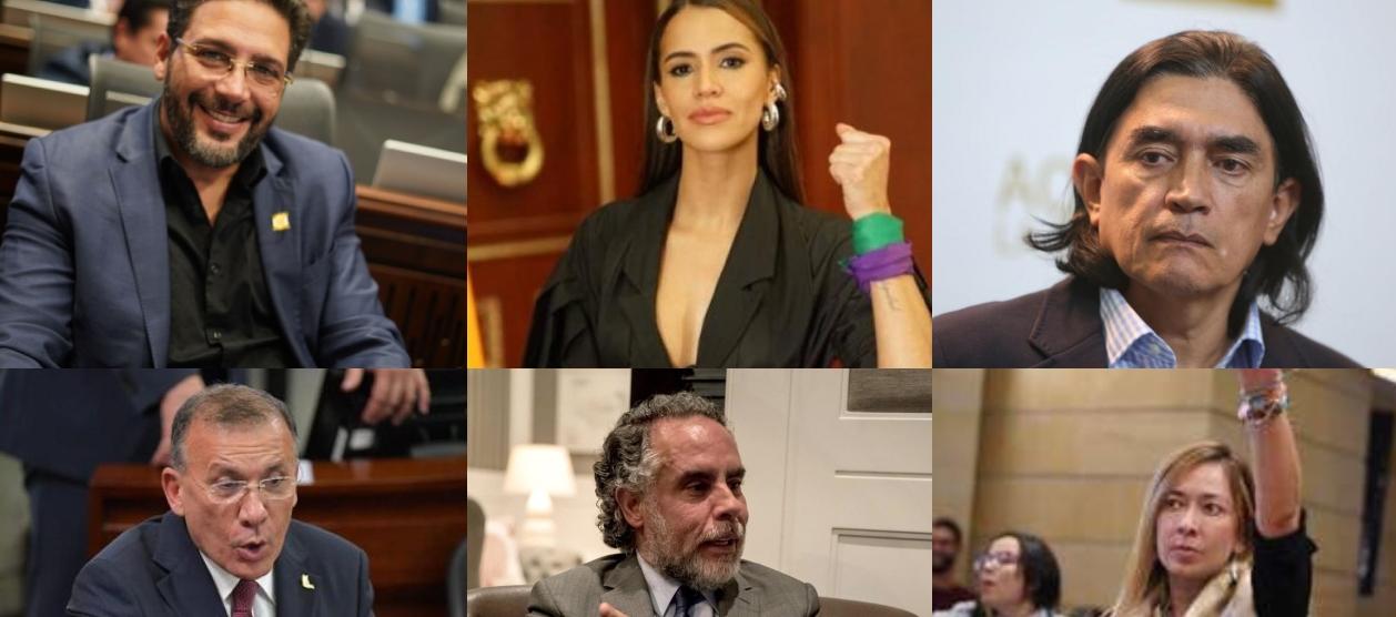 Protagonistas de las peleas del Pacto Histórico.
