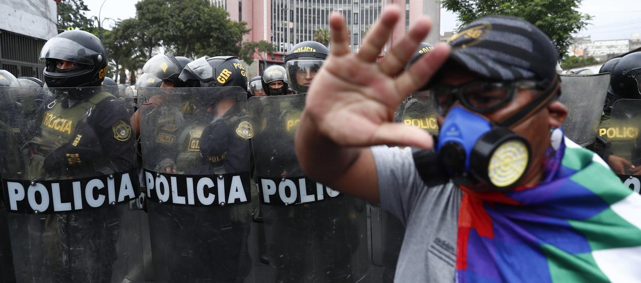 Imagen de las protestas.