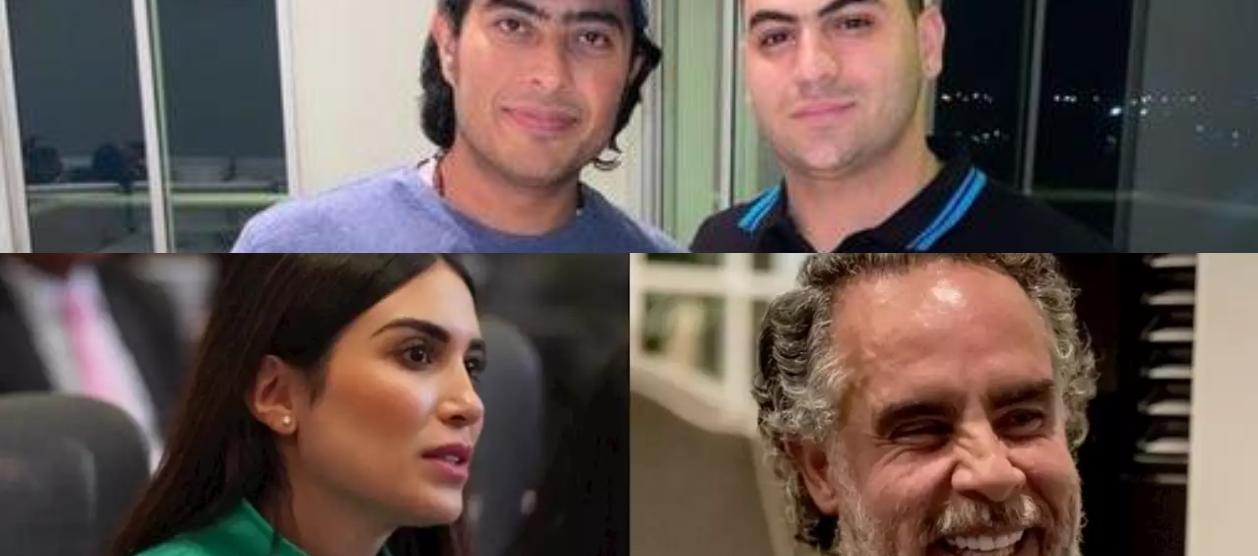 Nicolás Petro, Musa Abraham Besaile, Saray Robayo y Armando Benedetti.