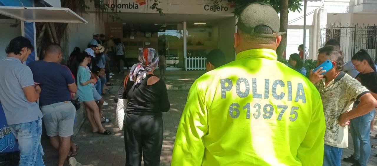 Policía Nacional en operativos en Atlántico.