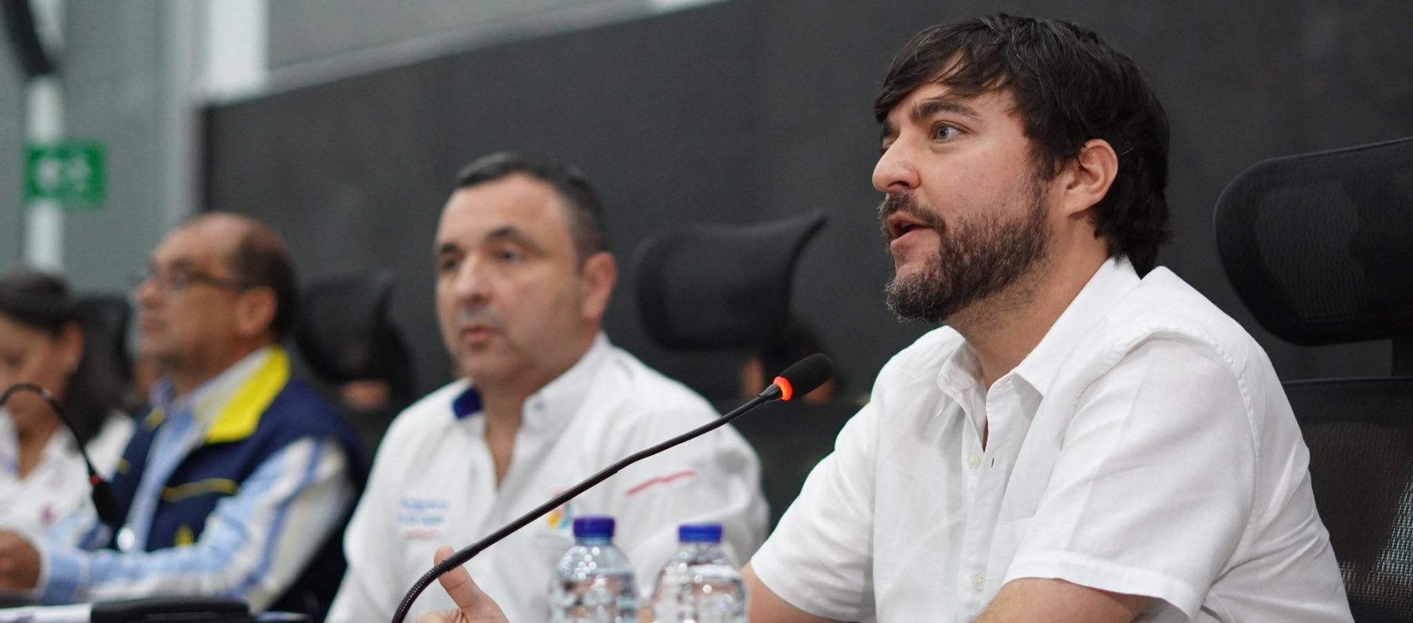 El Alcalde de Barranquilla, Jaime Pumarejo.