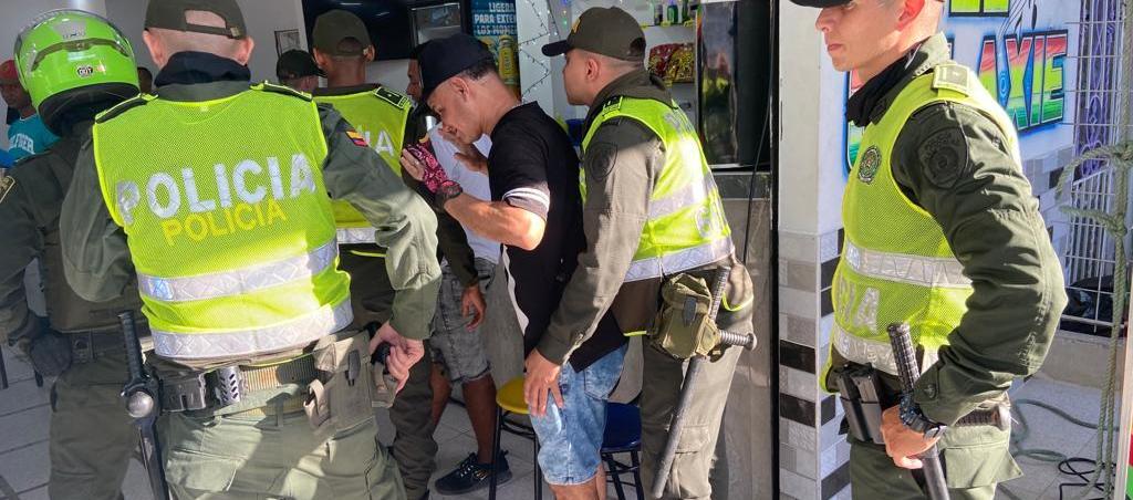 Requisas de la Policía Metropolitana de Barranquilla