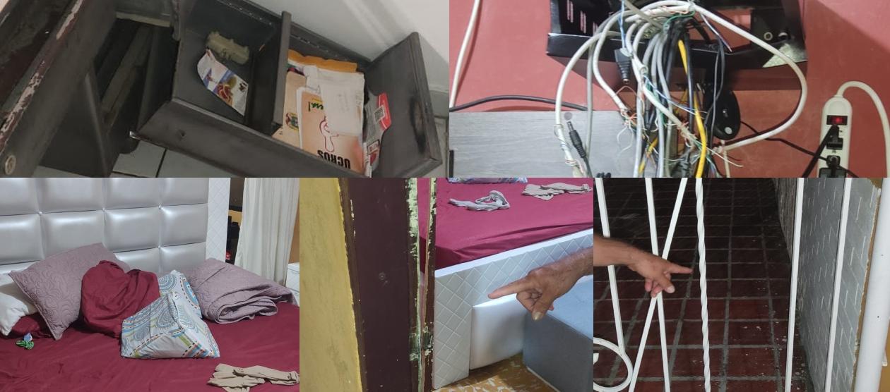 Así quedó la vivienda.