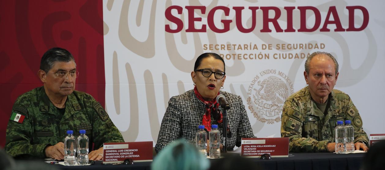 Autoridades del Gobierno mexicano.