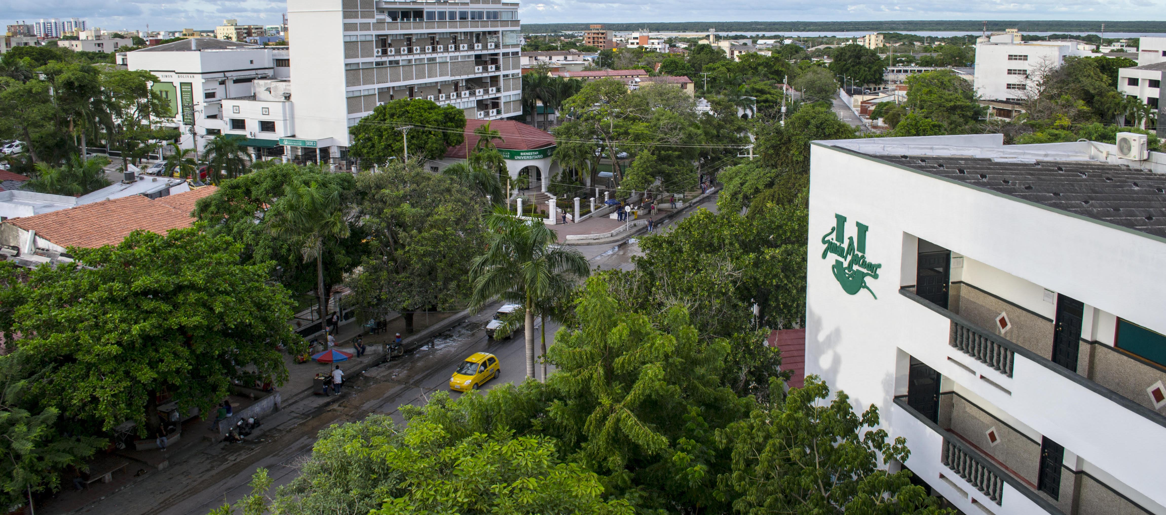 Una de las sedes de la Universidad Simón Bolívar de Barranquilla