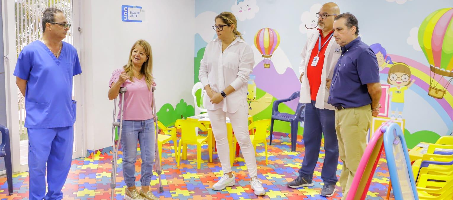 Gobernadora Elsa Noguera visitó la nueva unidad.