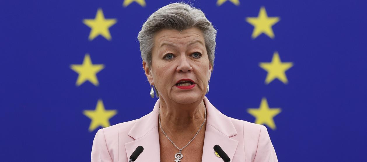 La comisaria europea de Interior, Ylva Johansson.