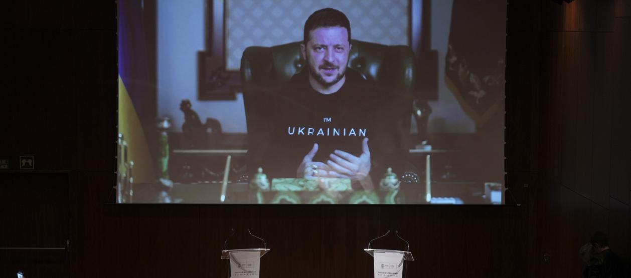 El presidente de Ucrania, Volodímir Zelenski.