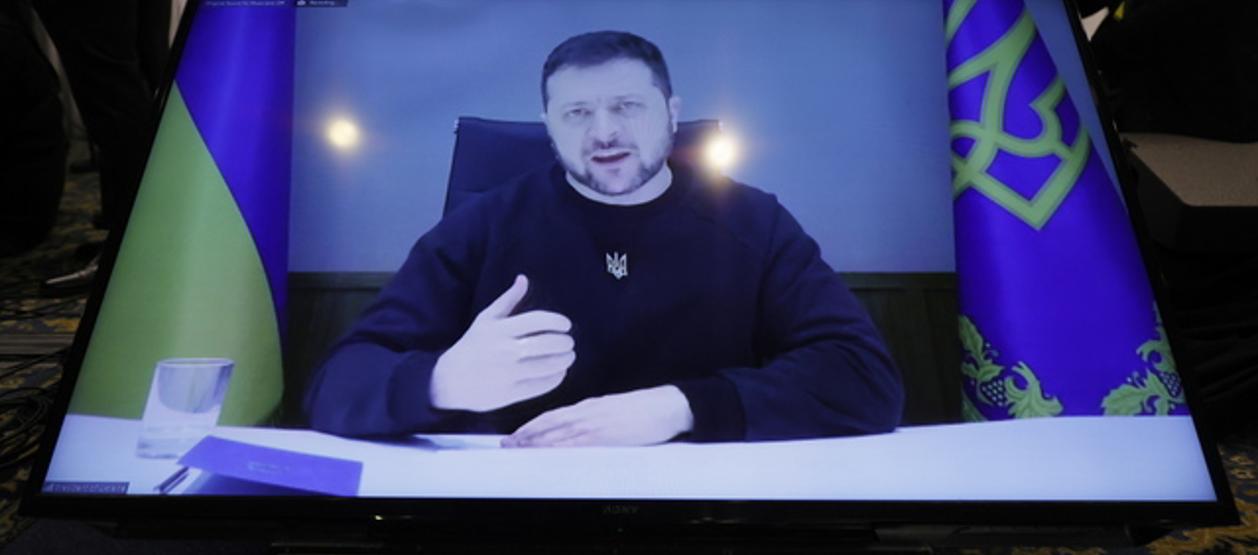 El presidente de Ucrania, Volodomir Zelenski.