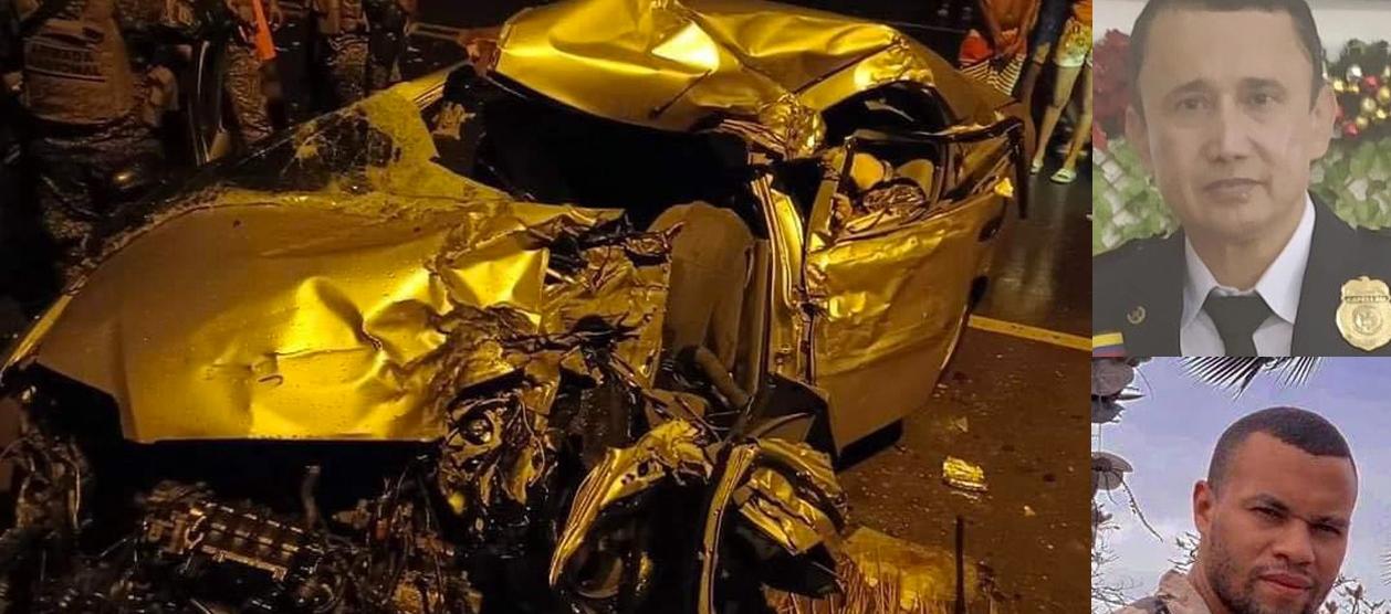  Texto alternativo Estado en que quedó el automóvil Aveo en el que viajaban el pastor Javier Díaz y su familia.