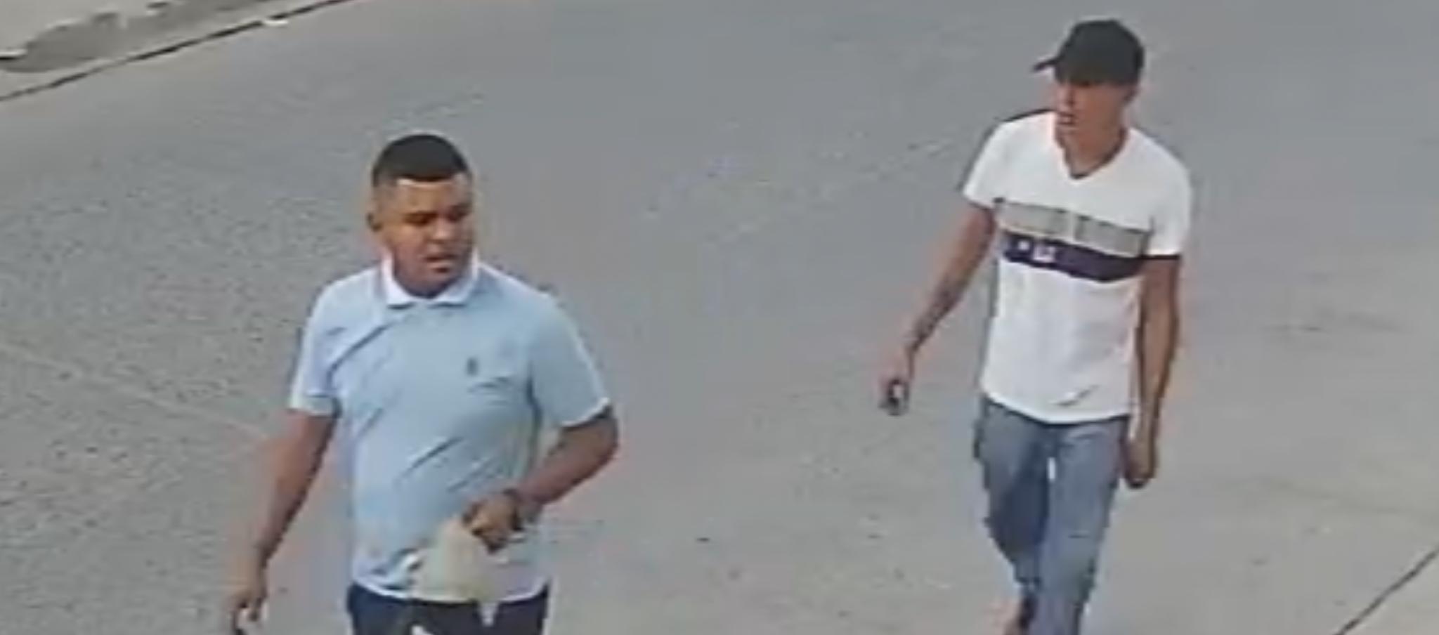 Presuntos delincuentes del asalto.