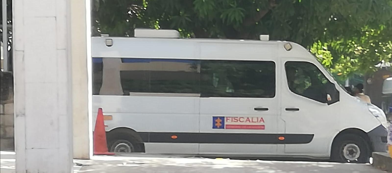 La Unidad de Criminalística de la Fiscalía en El Pasito, Soledad.