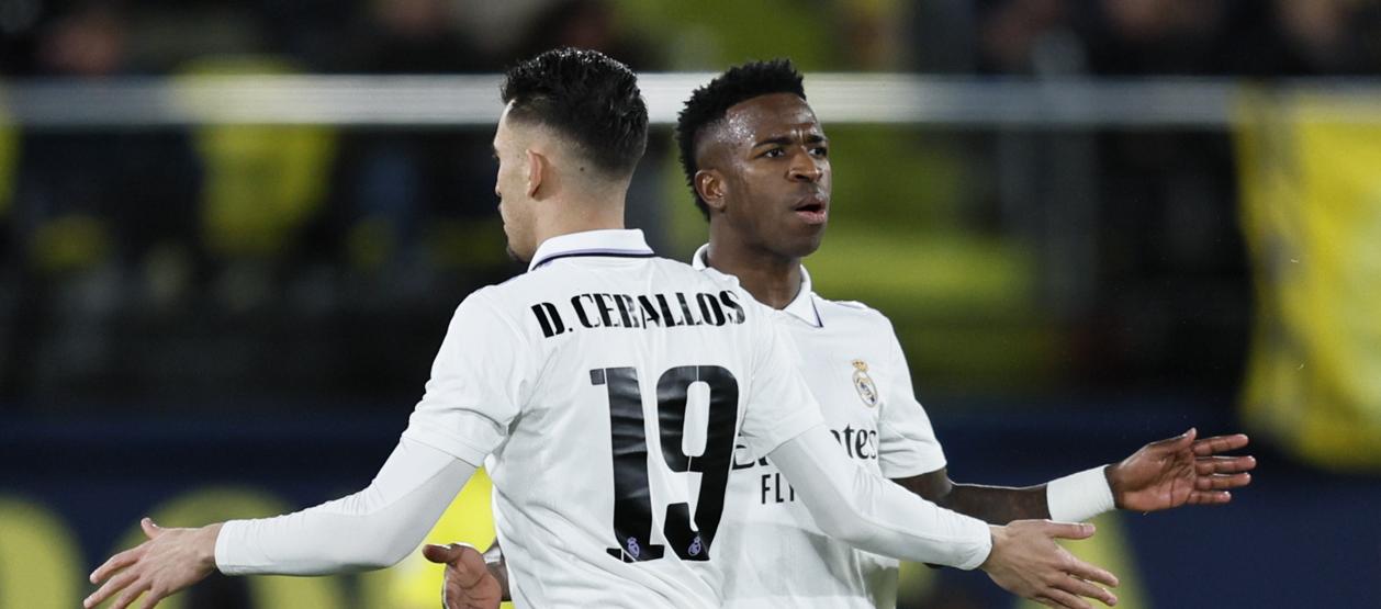 Dani Ceballos y Vinicius Junior marcaron dos de los goles del Real Madrid.