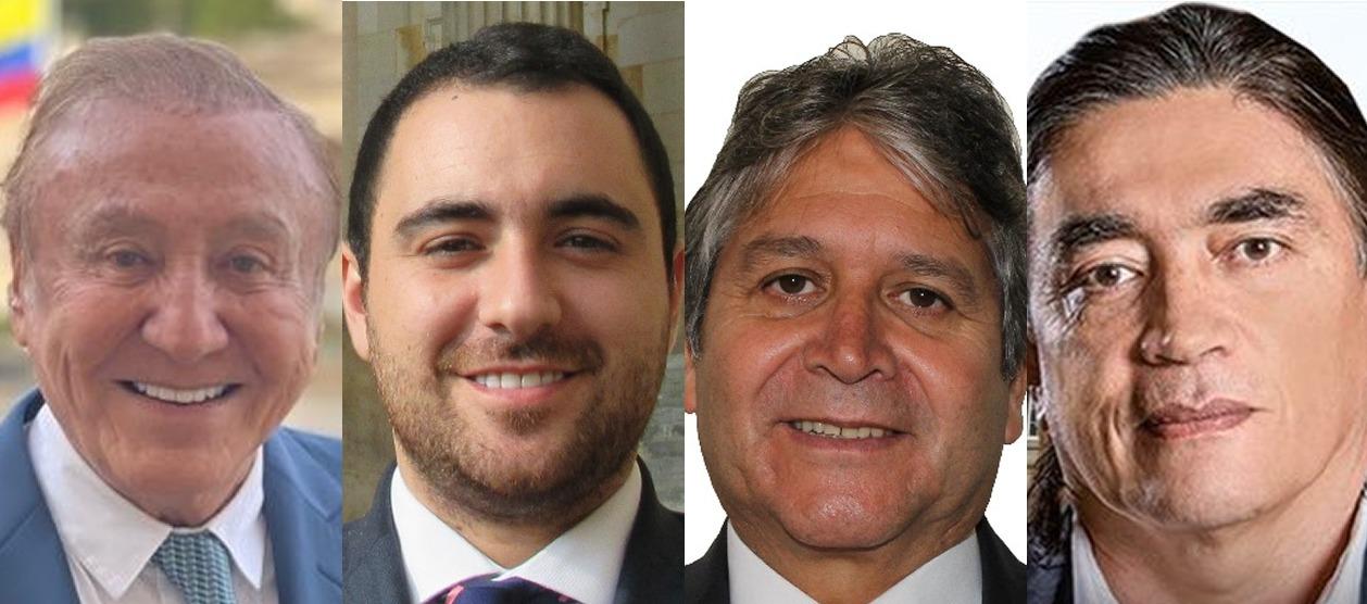 Rodolfo Hernández, Yamil Arana, Berner Zambrano y Gustavo Bolívar.