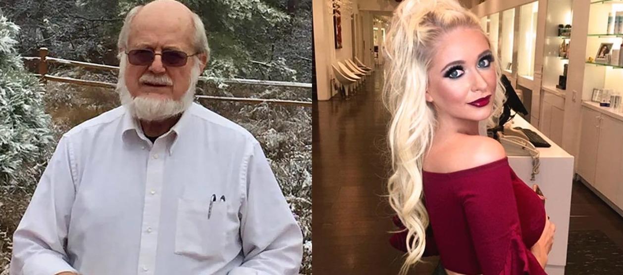 El siquiatra Thomas Kirk Burchard.y la modelo  Kelsey Turner.