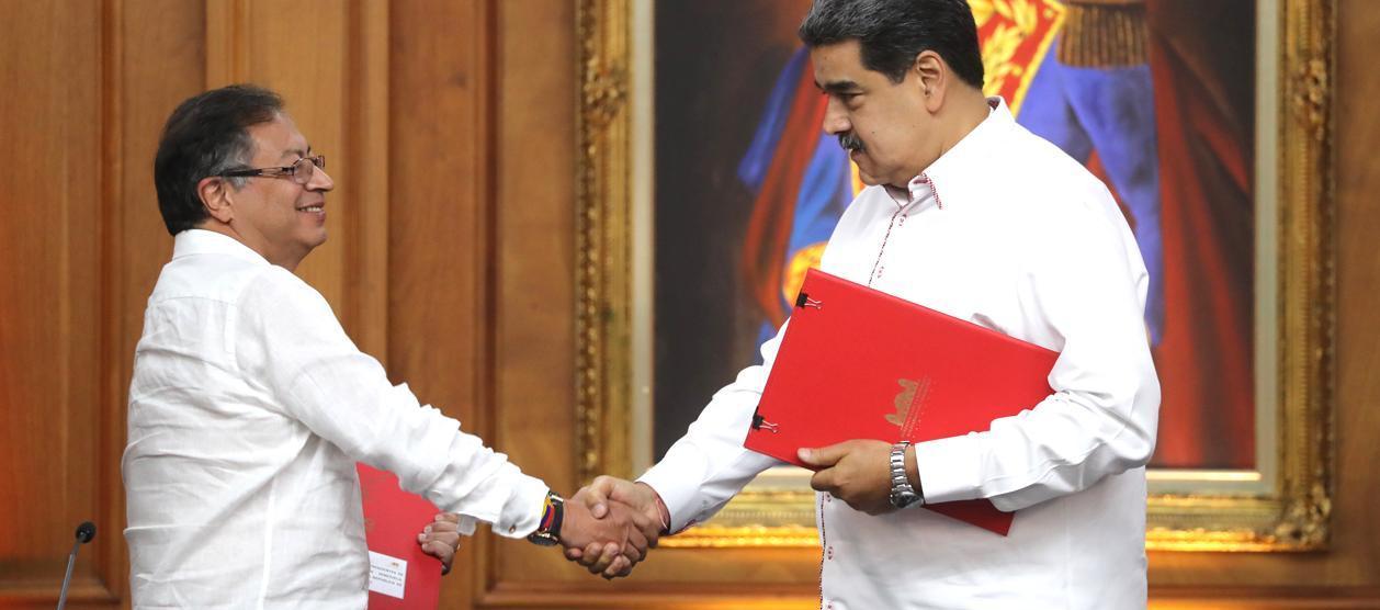 Encuentro de Petro y Maduro en noviembre.