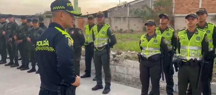 General Jorge Urquijo, comandante de la Policía Metropolitana de Barranquilla.