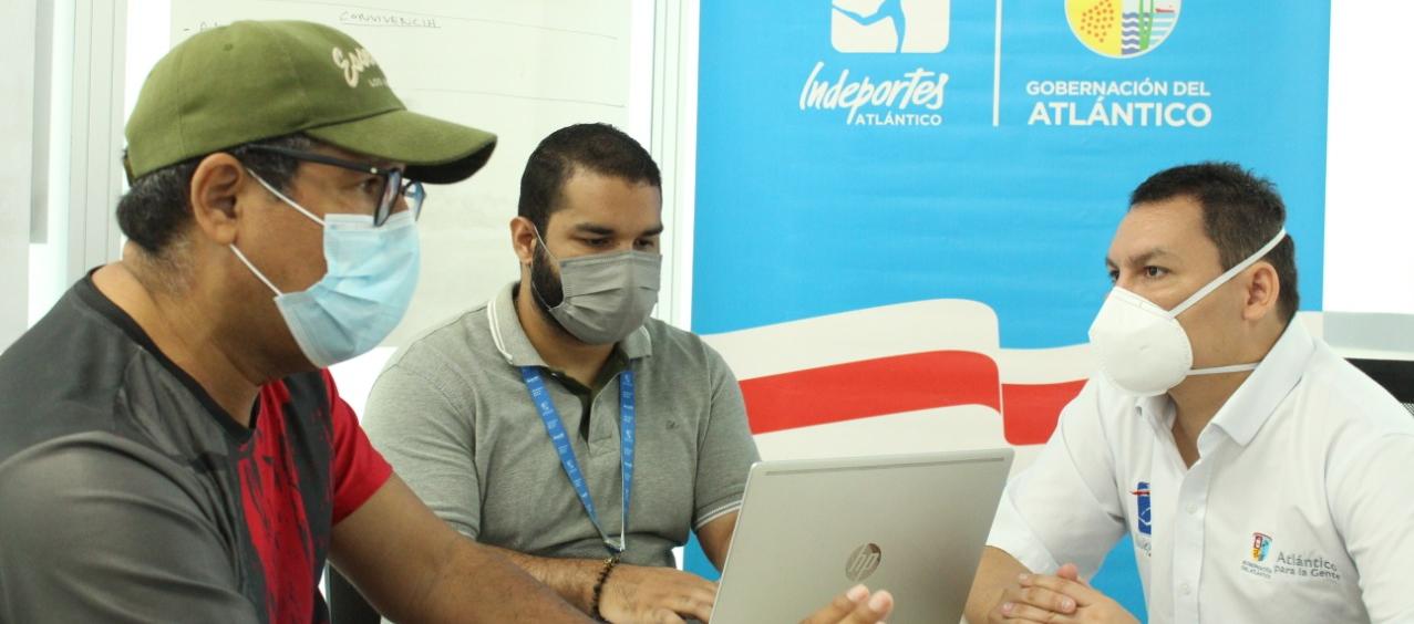 El área jurídica de Indeportes Atlántico participó activamente en el proceso.