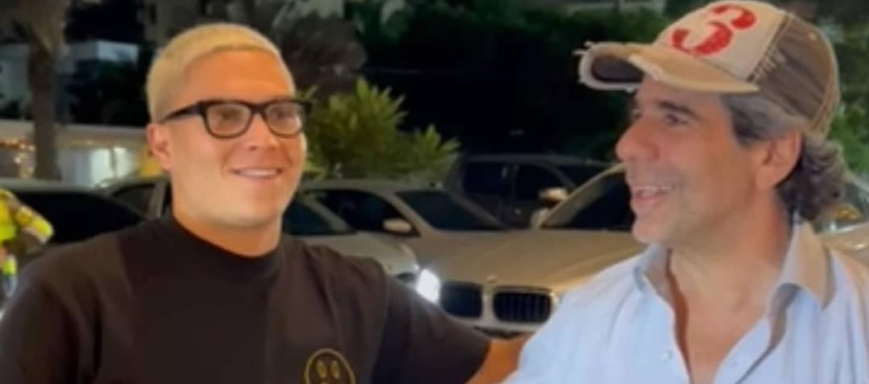 Juan Fernando Quintero y Alejandro Char, el viernes pasado en Barranquilla.