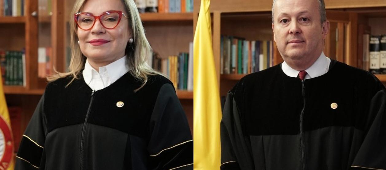 Magistrada Magda Victoria Acosta Walteros y Magistrado  Alfonso Cajiao Cabrera.