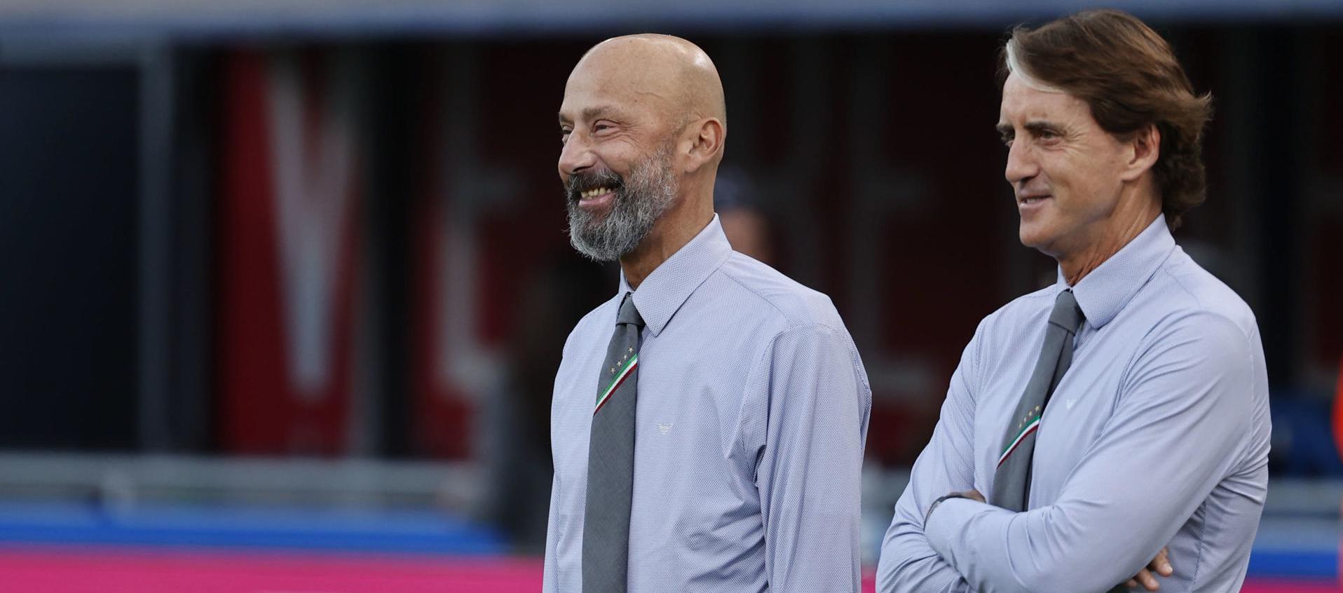 Vialli y Mancini trabajaron juntos en la selección italiana.
