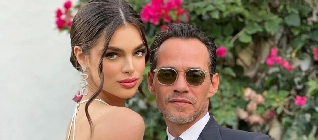 Marc Anthony y su novia paraguaya Nadia Ferreira.