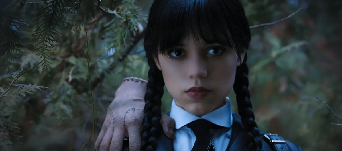 La actriz Jenna Ortega, protagonista de 'Wednesday'.