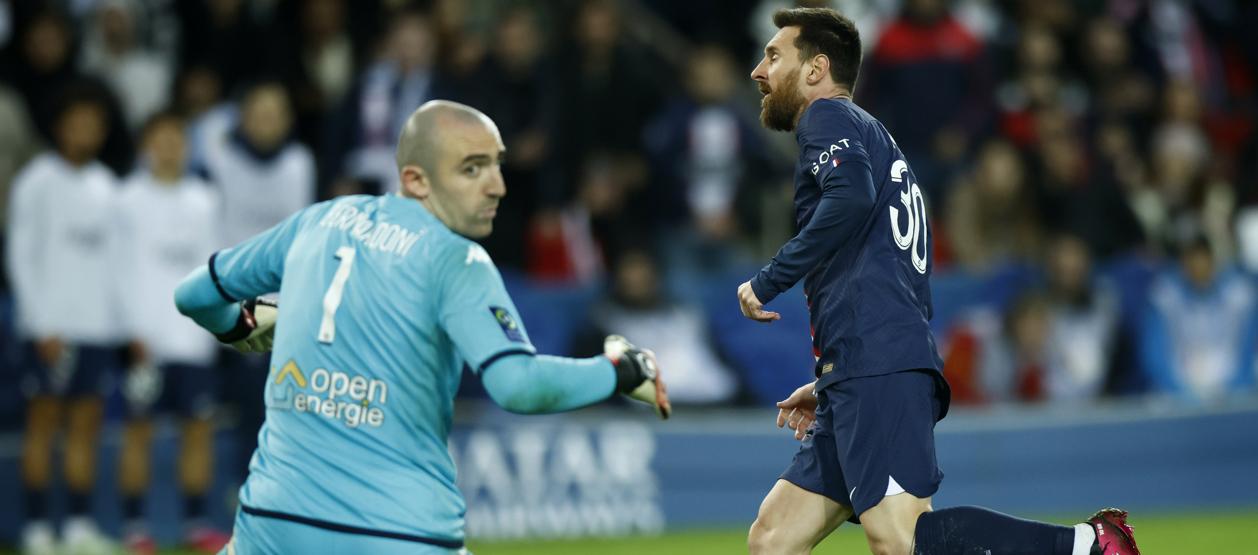 Lionel Messi marcó el segundo gol del PSG.