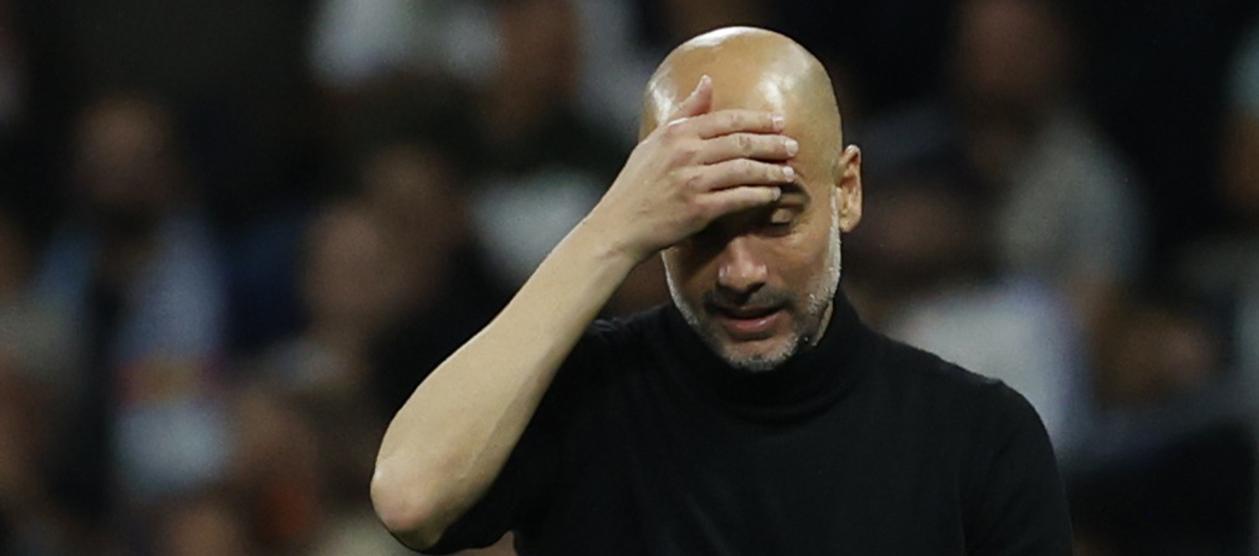 Pep Guardiola, entrenador del Manchester City.