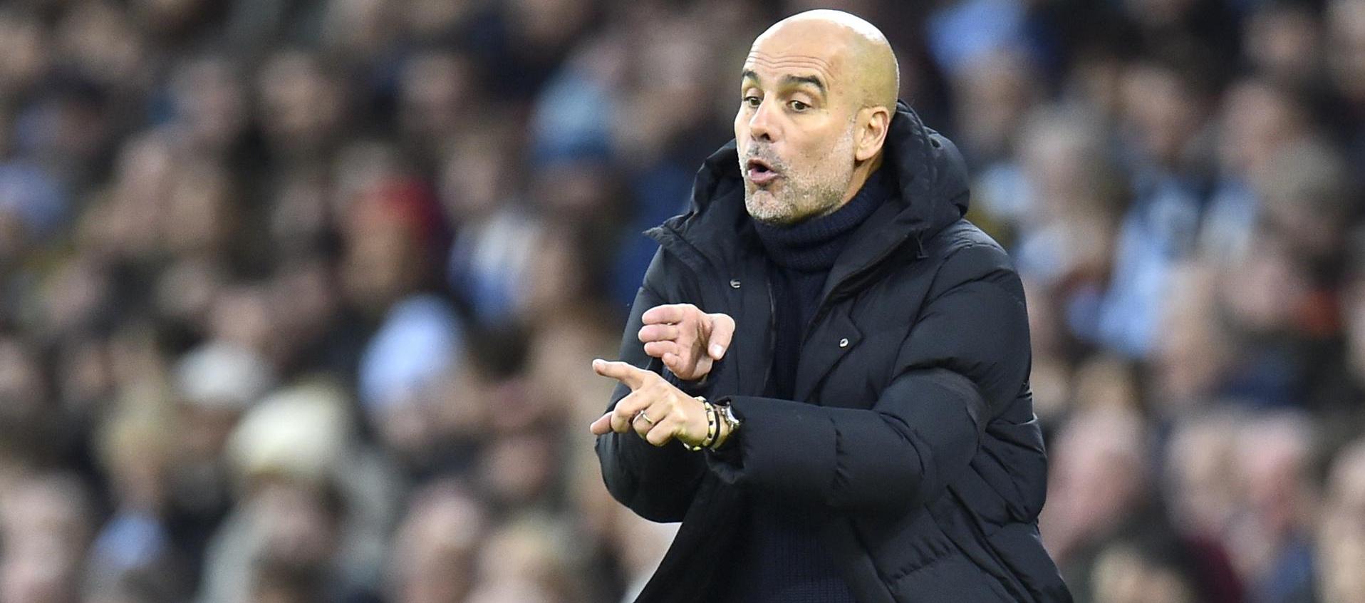 Pep Guardiola, entrenador del Manchester City.