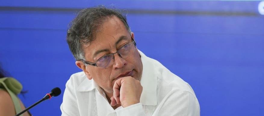 Presidente colombiano, Gustavo Petro.
