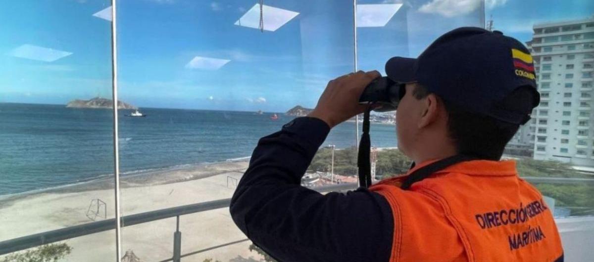 Personal de la Capitanía de Puerto de Santa Marta está atento a restricciones por vientos alisios.