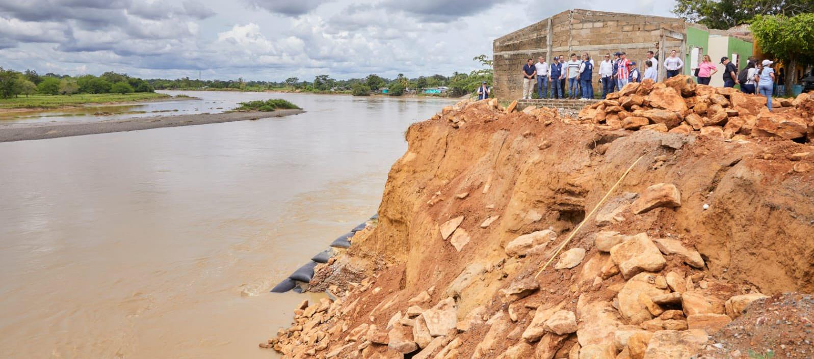 La erosión en el casco urbano de Tierralta se agravó desde agosto pasado.