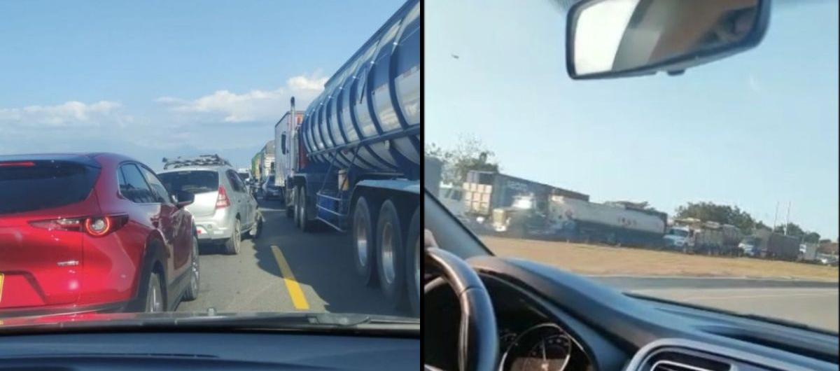 La Alcaldía autorizó el cierre de la vía desde la 1 p.m. de este viernes. dijeron usuarios.