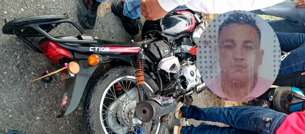 Alfredo Montoya Domínguez murió en el lugar del accidente. 