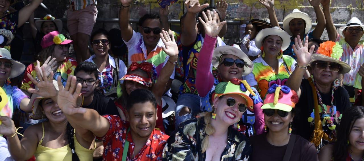 Zona de minipalcos en la Vía 40.