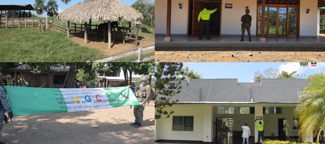 Parte de los bienes impactados con las medidas cautelares.