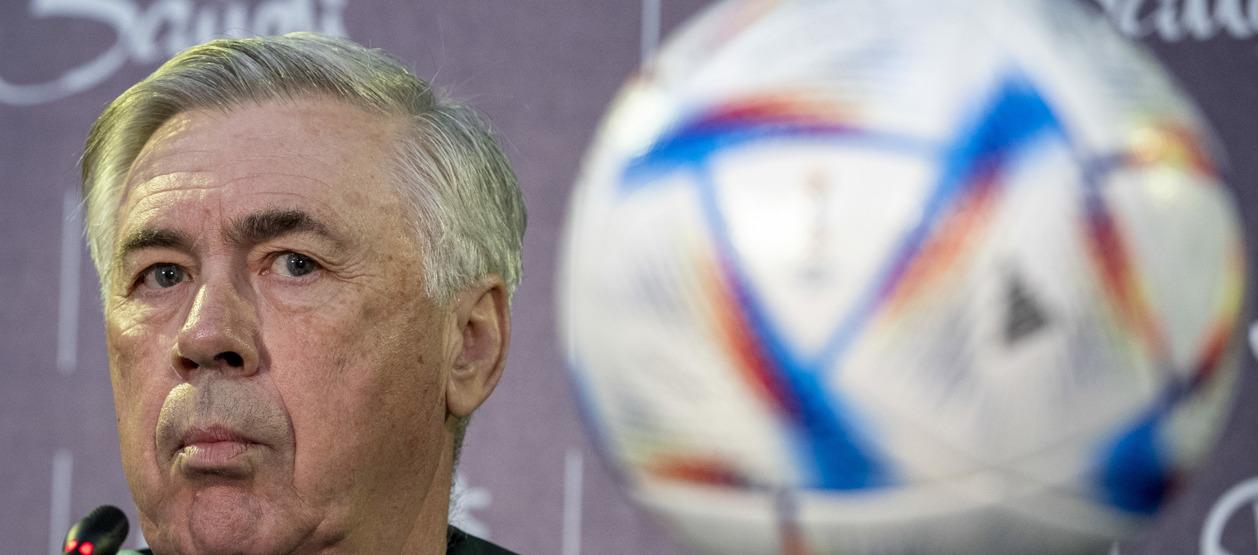 Carlo Ancelotti, entrenador italiano del Real Madrid.