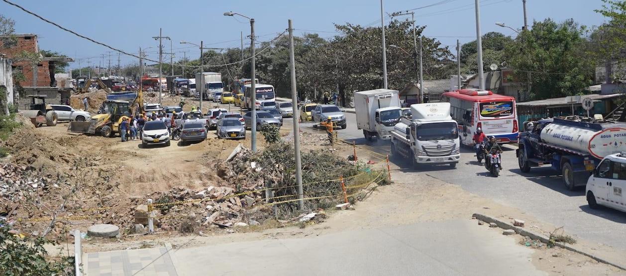 Las obras se encontraban en suspenso hasta concluir el proceso de restitución.