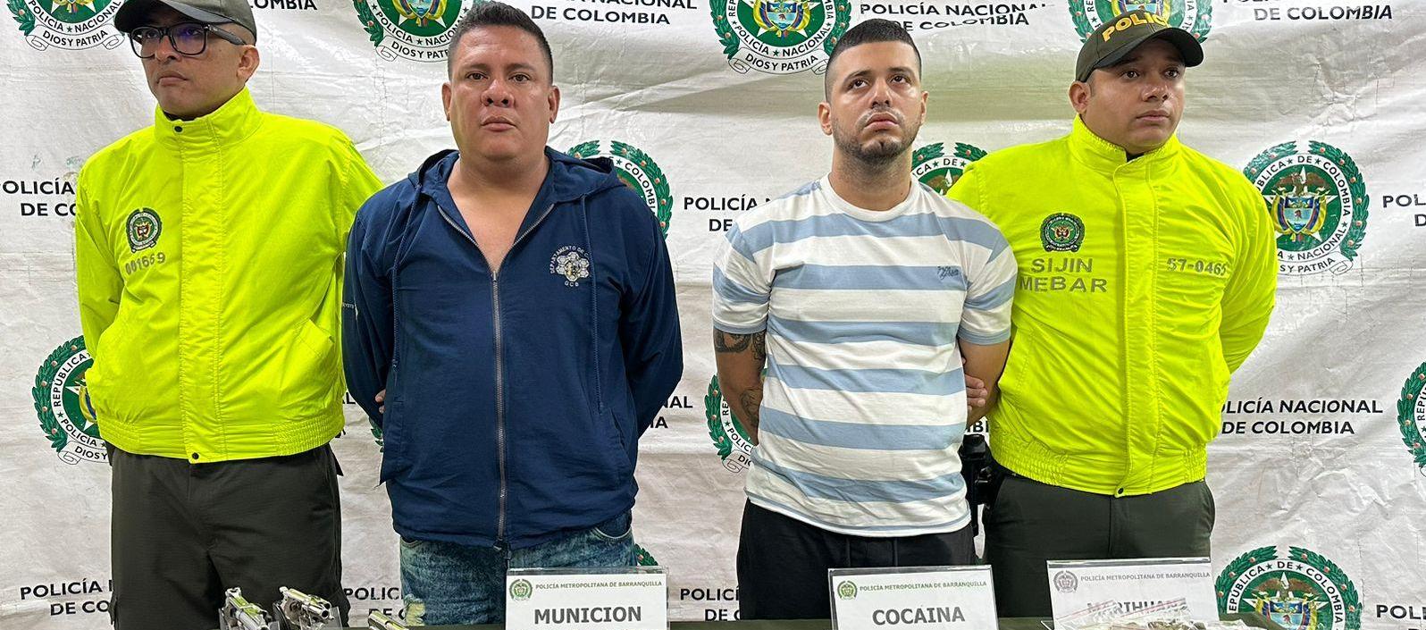 Capturados con armas