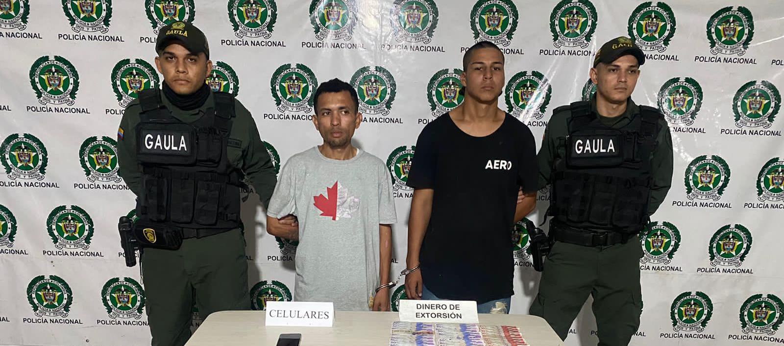 Capturados en el barrio Los Girasoles.