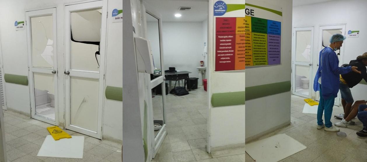 Así quedó la Clínica.