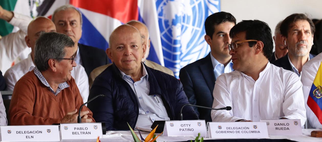 Diálogos de paz entre el ELN y el Gobierno Nacional, en Caracas.