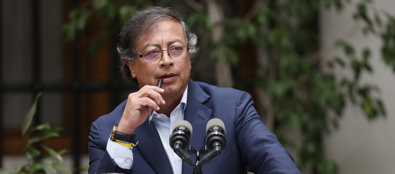 El Presidente Gustavo Petro.