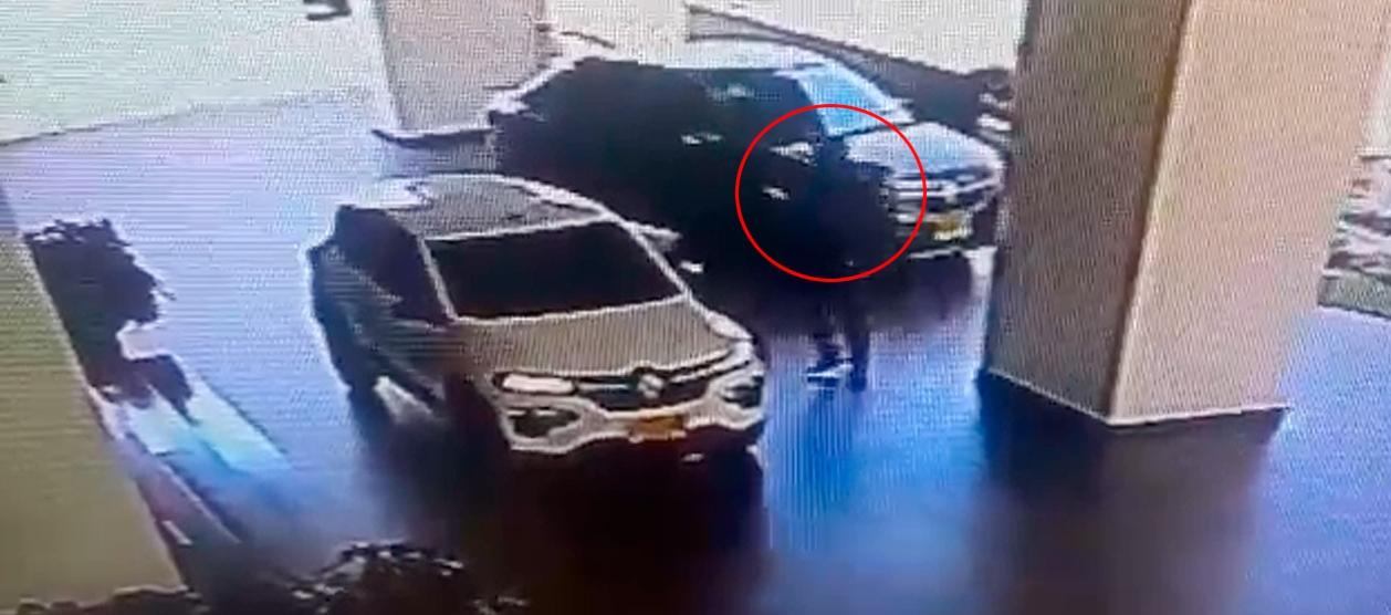 Momento del fleteo en el norte de Barranquilla. 