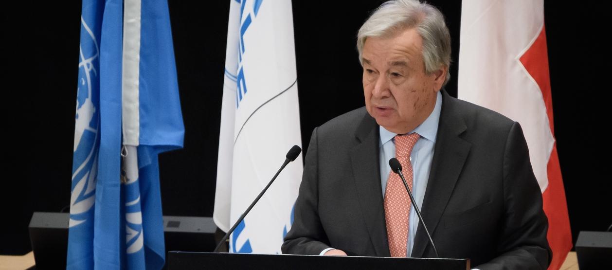 El secretario general de la ONU, António Guterres.